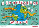 A Co-operative World poster