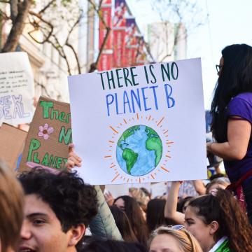 Climate change protesters