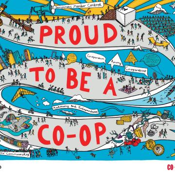 Proud to be a Co-op poster