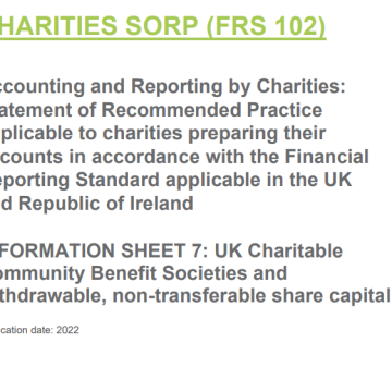 Charities SORP (FRS 102) 