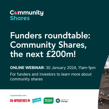 Funders roundtable: Community Shares, the next £200 million