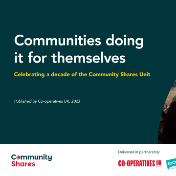 Community Shares report 2023 – communities doing it for themselves