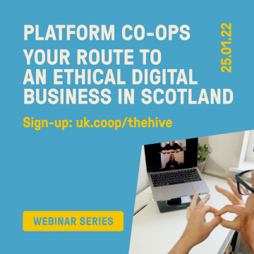 Thumbnail graphic for platform co-op webinar in Scotland