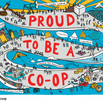 Illustration Proud to be a Co-op