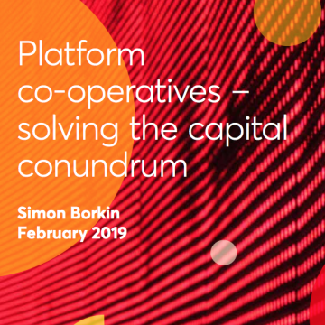 Platform co-operatives – solving the capital conundrum