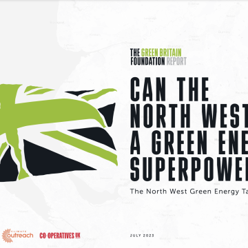 Report cover: Can the North West be a Green Energy Superpower